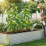 Tegarbed 48x46 in U-Shape Cucumber Trellis for Climbing Plants Outdoors