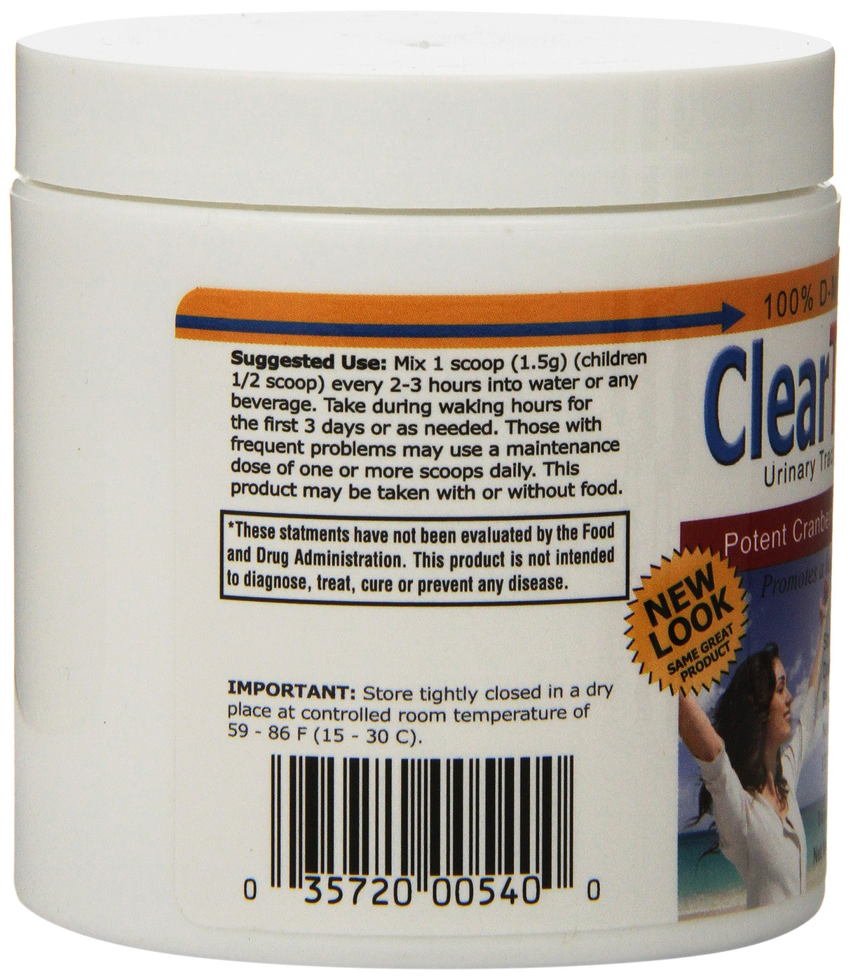 Cleartract D-Mannose Formula Powder, 50 Gram