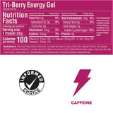 GU Energy Original Sports Nutrition Energy Gel, Vegan, Gluten-Free, Kosher, and Dairy-Free On-the-Go Energy for Any Workout, 8-Count, Tri-Berry