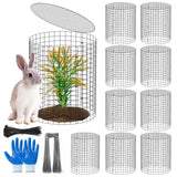 SPECILITE 10 Pack Plant Protector from Animals, 14"x16" Pre-Bent Wire Mesh