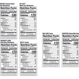 Hershey Miniatures Assorted Flavored, Halloween Candy Bulk Bag, 78.24 oz (275 Pieces)
