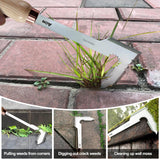 AON 2-Pack Crack Weeder & Root Remover Tool Set for Patios and Gardens