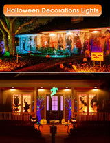 Fulighture Orange Flood Light Bulbs Outdoor 2 Pack, Par38 LED Orange Light Bulbs Not-dimmable15W(100W Equivalent) E26 Halloween Christmas Decorations Light Bulb for Porch Home Holiday Lighting