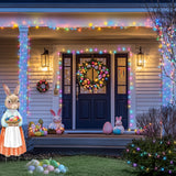 JMEXSUSS 200 LED Easter Lights Outdoor Indoor for Decorations, 66 Ft Connectable Pastel Easter Lights String Clear Wire Plug in for Bedroom Tree Room Party Spring Decor