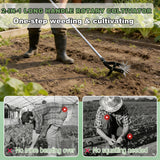 YEELOR 2‑in‑1 Rotary Cultivator for Tilling and Weeding