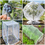 13'x32.8' Garden Netting for Strawberry Plants HDPE Fine Strawberry Bird Netting for Raised Bed Row Cover Screen Mesh Net for Fruit Tree Vegetable Flowers Large Area Garden Protection