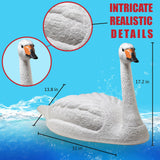 Galashield Swan Decoys for Geese | Large Floating Swan Decoy for Pool, Pond & Lake [2 Pack]