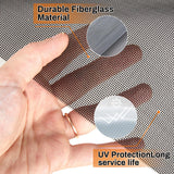 Window Screen Replacement Kit Width:36in Length:158 Fiberglass|Includes Full Set of Tools | Suitable for Windows, Screen Doors, and Courtyards | UV Resistant and Durable | Easy to Install