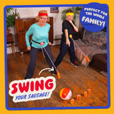 Lucky Egg Swing Your Sausage - Fun Family Party Games for Groups - Indoor Games for Adults and Kids - Perfect for Family Gatherings, Birthdays, and Christmas Party Games for Adults Game Night
