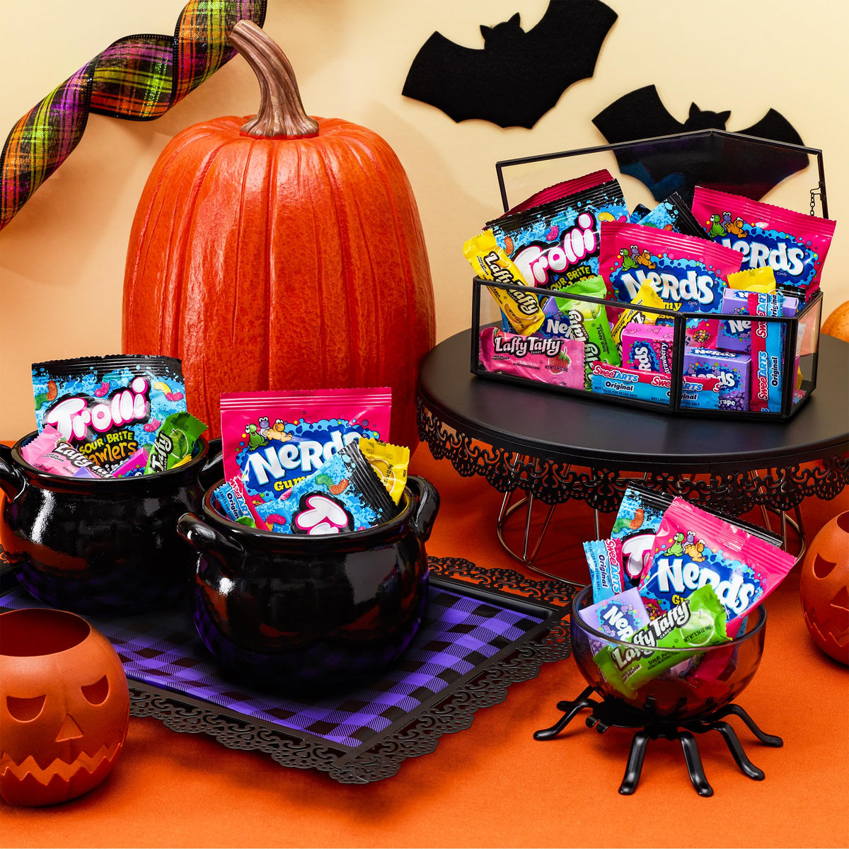 Nerds Core Winners Halloween Candy Variety Bag, Trick or Treat, 180 Ct, 59.76 oz