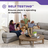 Kidde Hardwired Smoke & Carbon Monoxide Detector for Home, Voice Alerts, 2 AA Battery Backup, 3-Pack