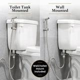 Purrfectzone Bidet Sprayer for Toilet, Handheld Sprayer Kit, Cloth Diaper Sprayer Set - Easy to Install - Stainless Steel