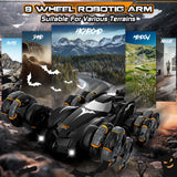 jopeaa Remote Control Car, 2.4Ghz 8WD Rc Stunt Car with Automatic Demonstration, 360° Spins, Music and LED Lights, Remote Control Cars for Boys 4 5 6 7 8-12, Christmas Birthday Gifts Toys for Boys