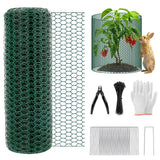 33Ft x 24In Plant Protectors from Animals, Plant Cages for Outdoor Plants
