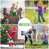 Duckura Kids Gardening Tools Set - 7pcs Garden Tool for Kids with Shovel, Rake, Hoe, Leaf Rake, Outdoor Summer Yard Lawn Digging Weed Toys, Christmas Birthday Gifts for Boys Girls Age 3 4 5 Years Old