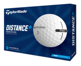 TaylorMade Golf 2021 Distance + Golf Balls White One Dozen