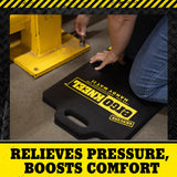 ErgoKneel Foam Kneeling Pad – Extra Thick 1” Kneeling Mat 14” x 21” | Large Working Pad for Knees & Back | Heavy-Duty Anti-Fatigue Knee Mat | Portable Industrial Kneeling Pad