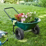 RONPOW 4.00-6 Flat Free Tire and Wheel for Wheelbarrow and Garden Cart