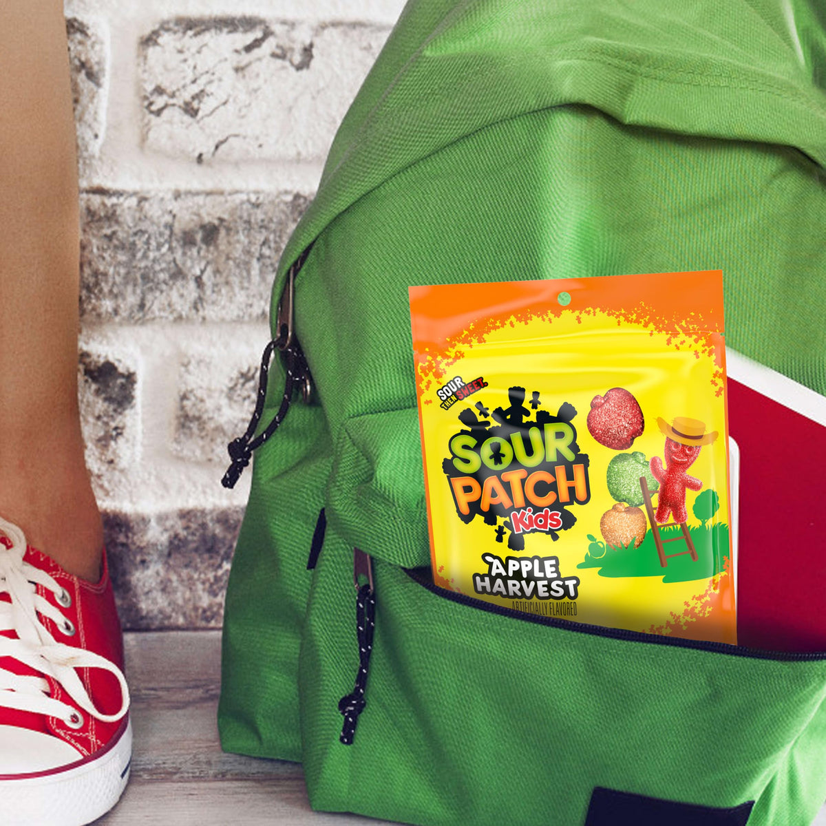 SOUR PATCH KIDS Apple Harvest Soft & Chewy Gummy Candy, 6 Bags