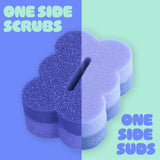 Brite by Scotch-Brite 2-Sided Scrub & Wipe Sponge, Midnight Mode, 6