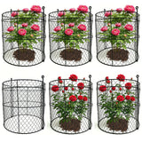 JILLSKY 16" Chicken Wire Plant Cages, 6 Pack