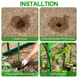 WAENLIR Garden Stakes 48 inch 4ft Sturdy Tomato Stakes, Plant Stakes for Outdoor Plants, Plant Support Sticks for Gardening, Pack of 50