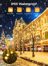 Solar String Lights Outdoor Waterproof, 2 Pack Total 144FT 400 LED Solar Powered String Light with 8 Lighting Modes, Waterproof Patio Lights, Christmas Outdoor Lights for Outside Tree, Warm White