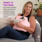 Zomaple Mastectomy Pillow - Post Surgery Pillow, Mastectomy Recovery Must Haves, Breast for After Heart Surgery, Reduction & Augmentation Patients Sleeping, Recovery Seatbelt Protection-Surgery Gift