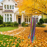Satin Ribbon Windsock Streamer, Outdoor Decorations for Your Patio, Garden, Yard, Dock and Camper, 49-Inch, WS-49K-01