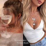 ASHINE Necklaces for Women Dainty 925 Sterling Silver Box Chain 1mm