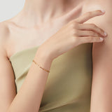 Miabella 18K Gold Plated 925 Sterling Silver Italian 3mm Paperclip Link Chain Bracelet for Women Men, Made in Italy (Length 7 Inches)