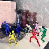 (Assembly Completed) 8 Packs Titan13 Action Figure Set, Dummy 13 3d Printed Action Figure Toy Gifts for Kids, Robot 13 ActionFigure Full Body Mechanical Doll Christmas Birthday Gift for Boys Girls