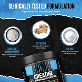 Animal Creatine Chews Tablets - Enhanced Creatine Monohydrate with AstraGin to Improve Absorption, Sea Salt for Added Pumps, Delicious and Convenient Chewable Tablets - Fruit Punch