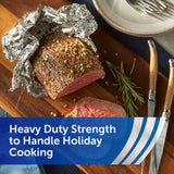 Reynolds Wrap Heavy Duty Aluminum Foil Roll, 12 Inch Wide, 130sq ft