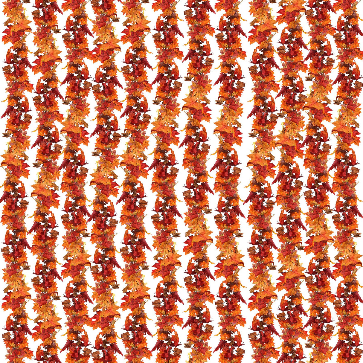 CQURE 16 Pack Fall Leaf Garland, 5.9Ft Autumn Garland Artificial Maple Leaf Garland Fall Leaves Hanging Vines Fall Maple Leaves Thanksgiving Decor for Home Christmas Fireplace Party