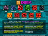 Biotest Superfood Powder Blend of 18 Whole Food Berries, Fruits, and Vegetables - Healthy Polyphenols, Antioxidants, Vitamins, Minerals - 60 Day Supply - 150 g