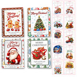 DOTH Christmas Gift Card Book, 4 Pack, Spiral Bound for Holiday Gift Giving