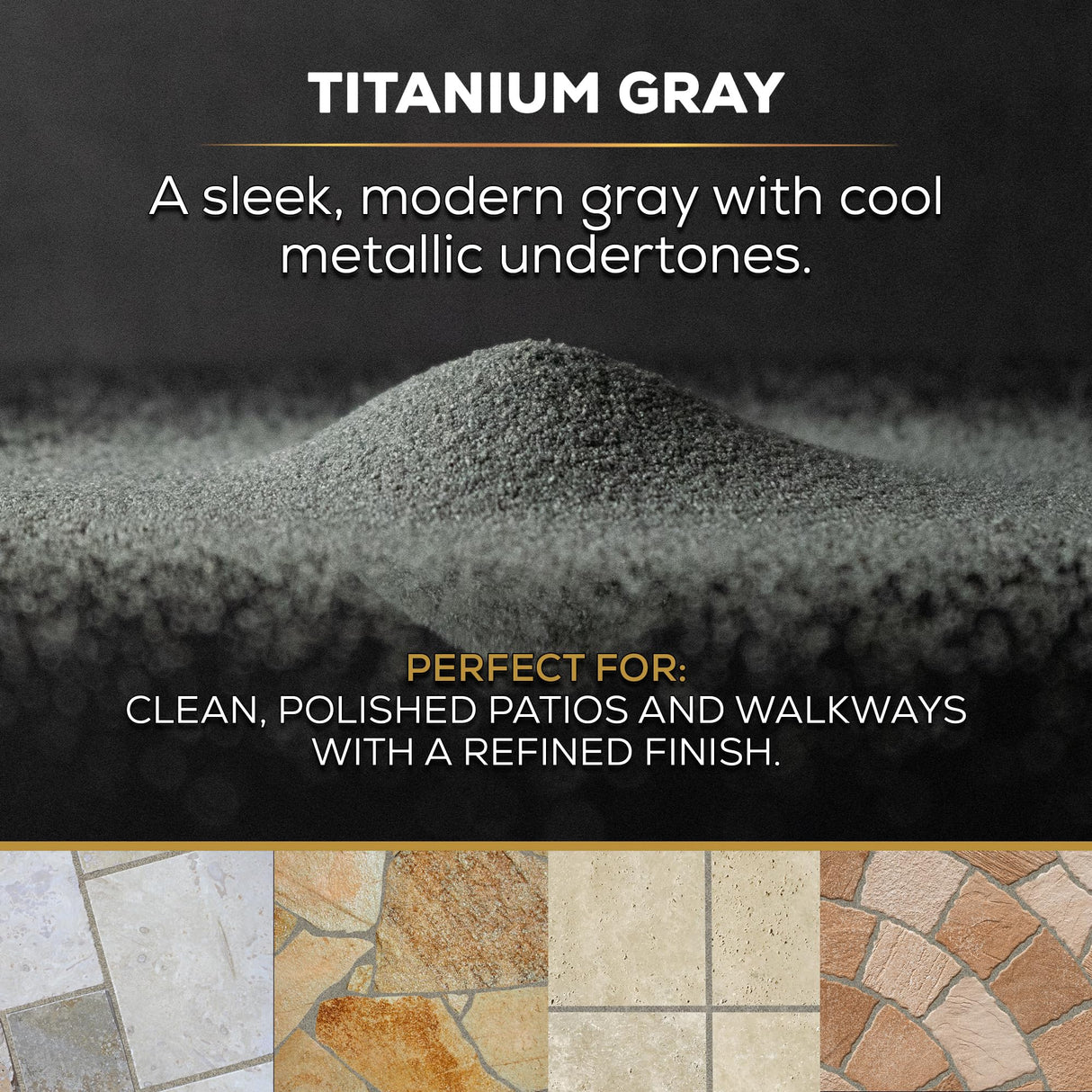 10 Pound Titanium Gray DOMINATOR Polymeric Sand with Revolutionary Ceramic Flex Technology for Stabilizing Paver Joints/Gaps, 1/8” up to 4”, Professional Grade Results