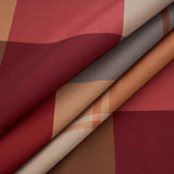 Red Brown Plaid Winter Rectangle Tablecloth - 60 x 120 Inch Oblong Polyester Checkered Gingham Christmas Table Cover Reusable Water Resistant for Fall/Autumn Thanksgiving Holiday Kitchen Dining