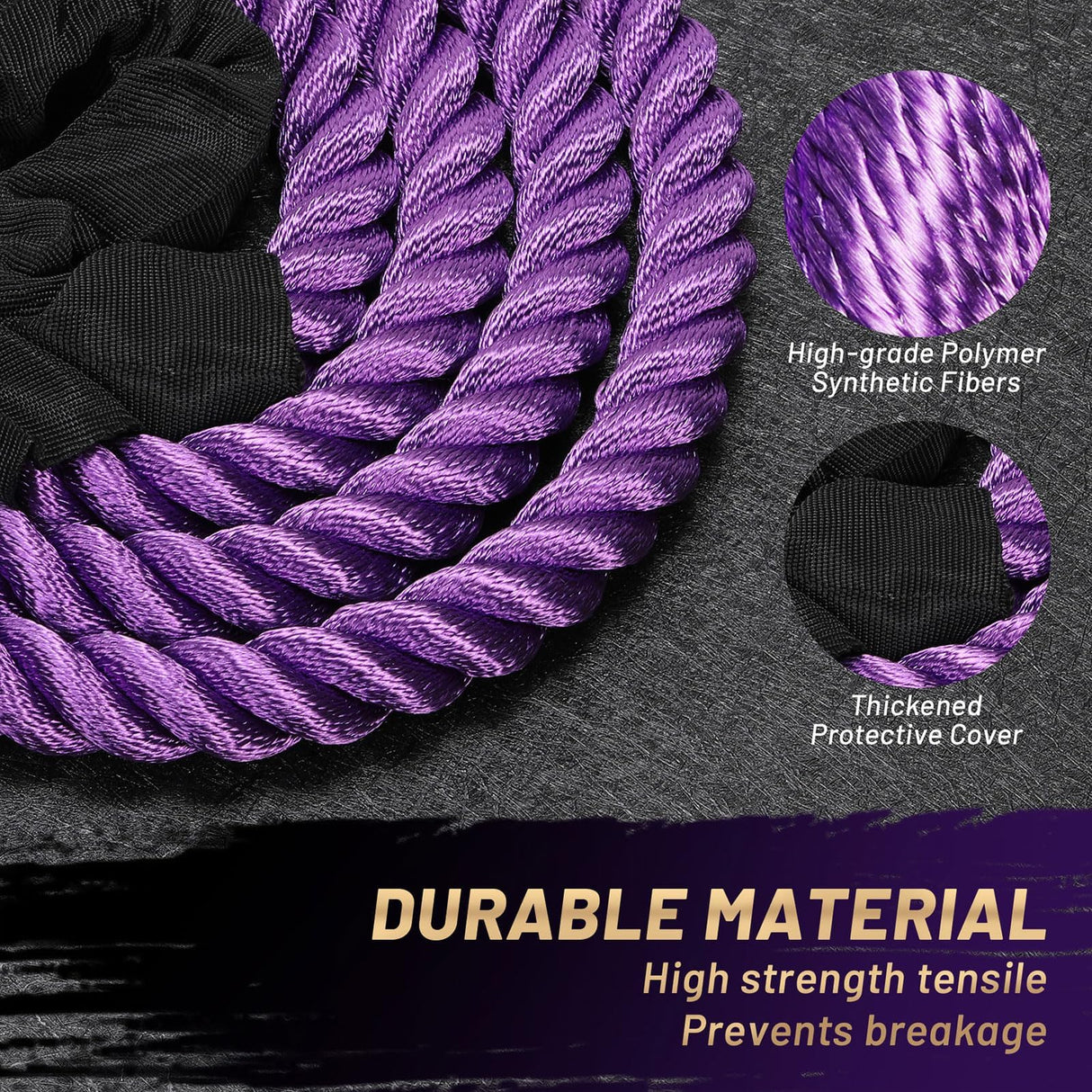 ANYFUN Weighted Jump Rope Fitness Equipment for Women Adult Jumprope for Strength Training Weight Loss Shape Body Total Body Workout Skipping Rope Home Gym Jumping Rope (1.5LB Purple)