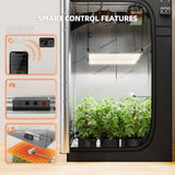Spider Farmer SF4000 450W LED Grow Light for Indoor Plants, Upgraded High Efficiency LEDs, Dimmable Full Spectrum High PPFD, Deep Penetration for Seed Starting/Vegetables/Bloom in 4x4 Grow Tent