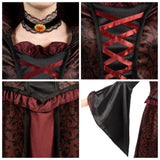 Spooktacular Creations Halloween Royal Vampire Costume Set for Girls Halloween Dress Up Party, Cosplay, Vampire-Themed Party