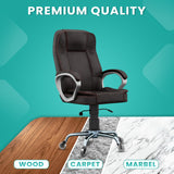 Office Chair Casters, Set of 5, for Desk & Gaming Chair are Easy to Install & Suitable for All Floors, Including Carpet & Wood
