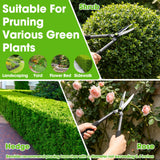 Hedge Shears,30" Hedge Clippers with Sharp Blades Lightweight Garden Scissors for Trimming Bushes Shrubs Manual Plant Shears Gardening Tools with Comfortable Handle for Gardening Landscape Care