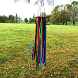 Satin Ribbon Windsock Streamer, Outdoor Decorations for Your Patio, Garden, Yard, Dock and Camper, 49-Inch, WS-49K-01