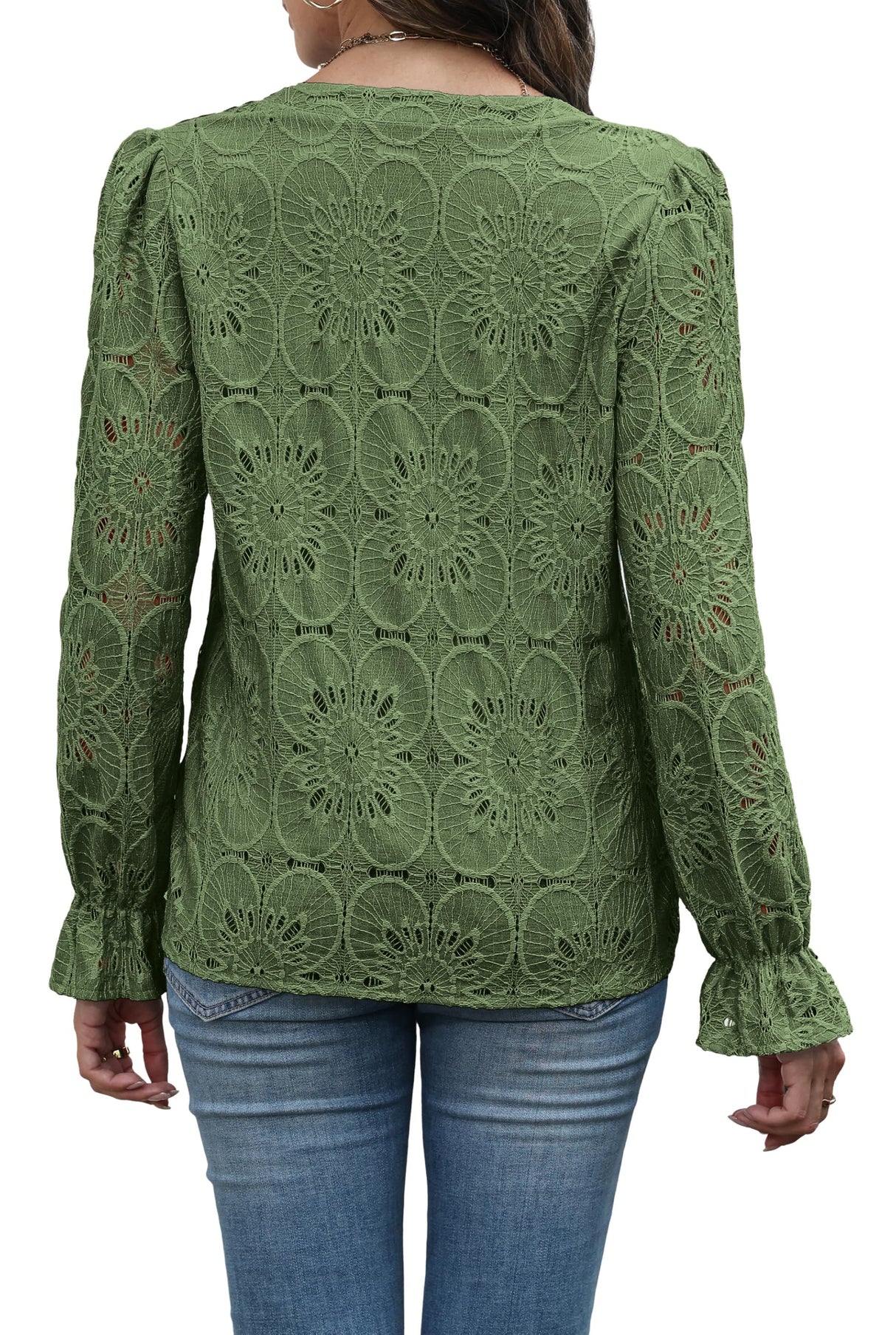 Business Casual Outfits for Women 2025 Long Sleeve Tops Womens Shirts Dressy Blouses for Women Business Casual Green Christmas XL