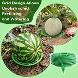 10 Packs Melon Cradles Trellis – Stable Fruit Support Stands to Keep Watermelons, Pumpkins & Cantaloupes Off Soil, Melon Holder Growing Frame Reusable Garden Plant Holders for Raised Beds & Backyard
