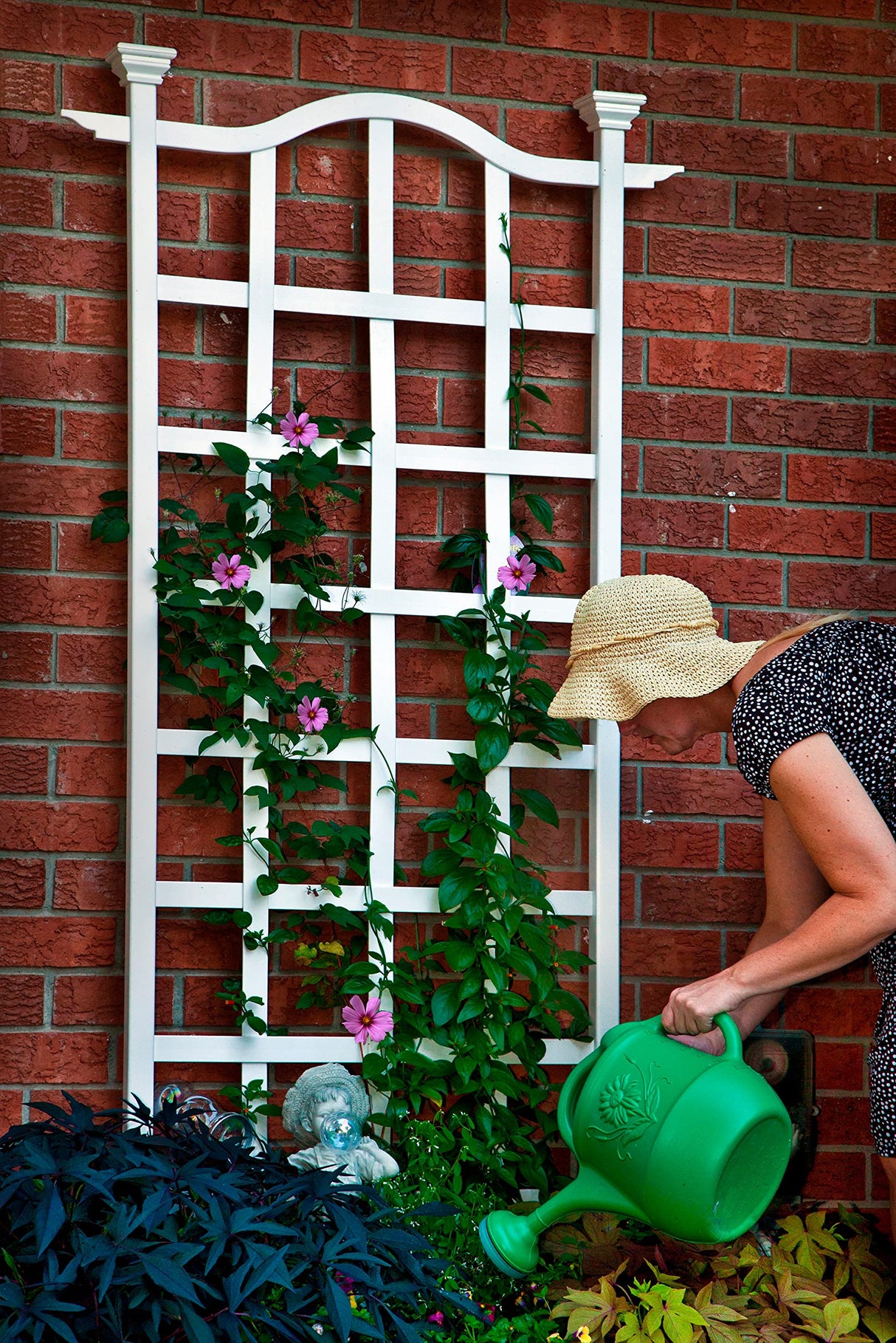 London 30"W x 78"H Vinyl Trellis