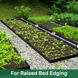 AGTEK Garden Edging 98FT Landscape Edging Kit 3 Inch Height with 60 Stakes