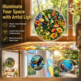 Acrylic Puzzle Suncatcher 7.8 in,Acrylic Jigsaw Puzzle Suncatcher DIY Sun Catcher Puzzles Kit,Home Garden Decor Window Hanging Ornament Art,Home Decor Gift for Women,Mom,Wife,Friends,Ocean